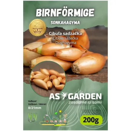 Cibuľa sadzačka Birnförmige 200 g 8-21 mm