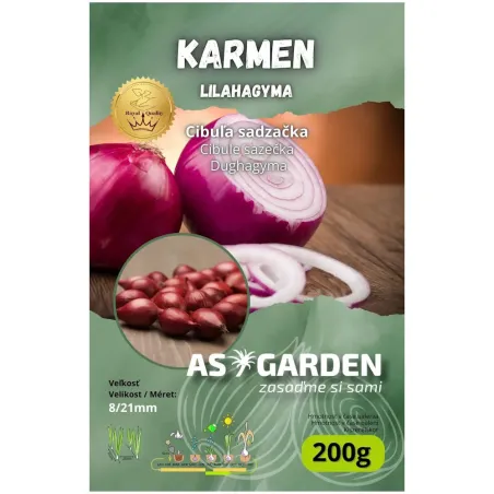 Cibuľa sadzačka Karmen 200 g 8-21 mm