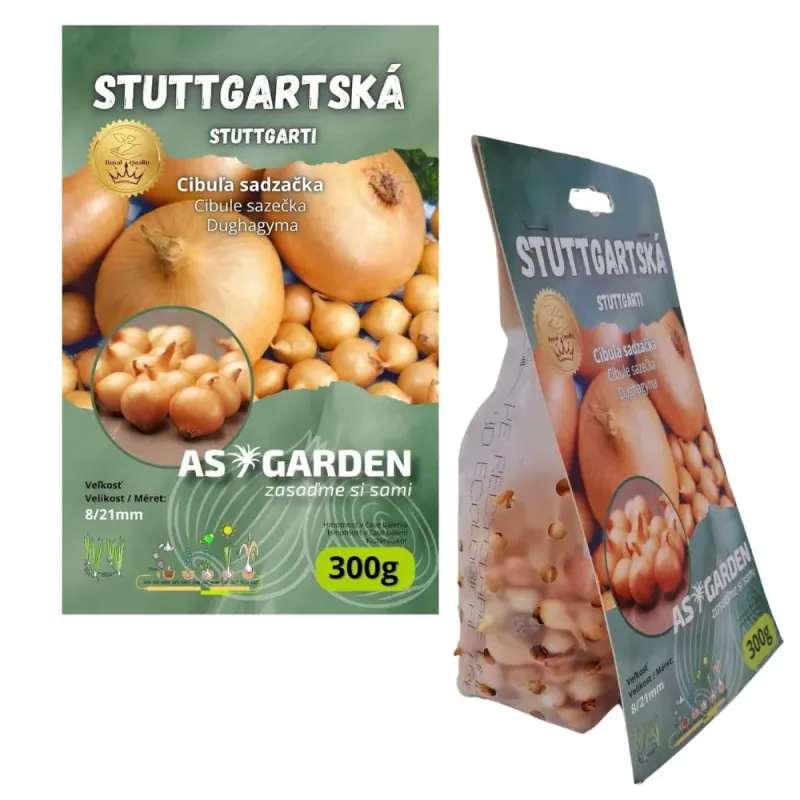 Cibuľa sadzačka Štutgart 300 g 8-21 mm