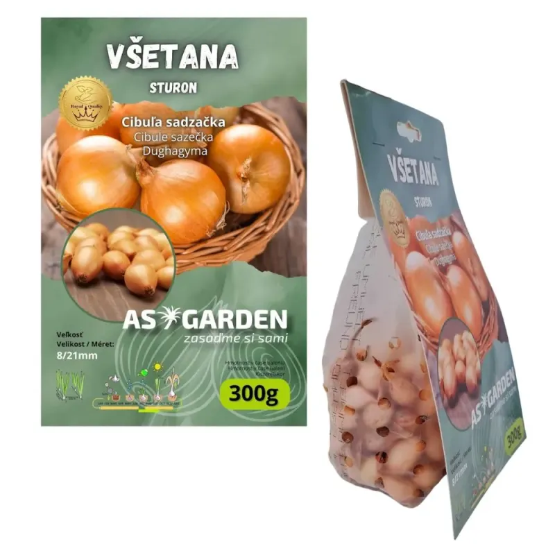 Cibuľa sadzačka Všetana 300 g 8-21 mm
