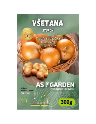 Cibuľa sadzačka Všetana 300 g 8-21 mm