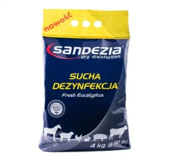 Dezinfekcia suchá 4 kg Sandezia, pre hospodárske zvieratá