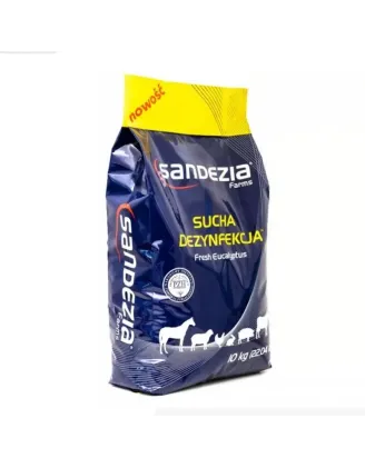 Dezinfekcia suchá 10 kg Sandezia, pre hospodárske zvieratá