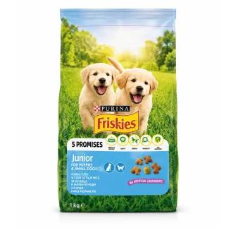 Friskies Junior granule pre šteniatka a malé plemená 1 kg
