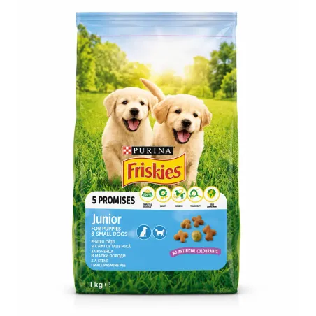 Friskies Junior granule pre šteniatka a malé plemená 1 kg
