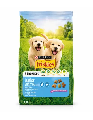 Friskies Junior granule pre šteniatka a malé plemená 1 kg