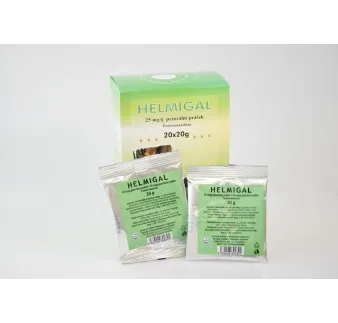 Helmigal 25 mg/g perorálny prášok