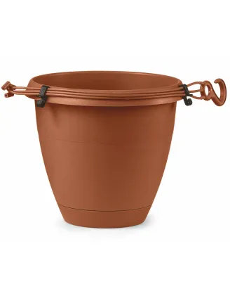 Kvetináč závesný 20 cm Flow terakota