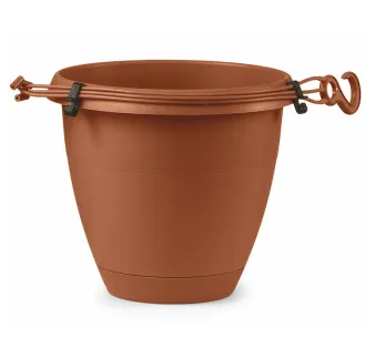 Kvetináč závesný 25 cm Flow terakota