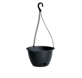 Kvetináč závesný 21,5 cm Ratolla Round antracit