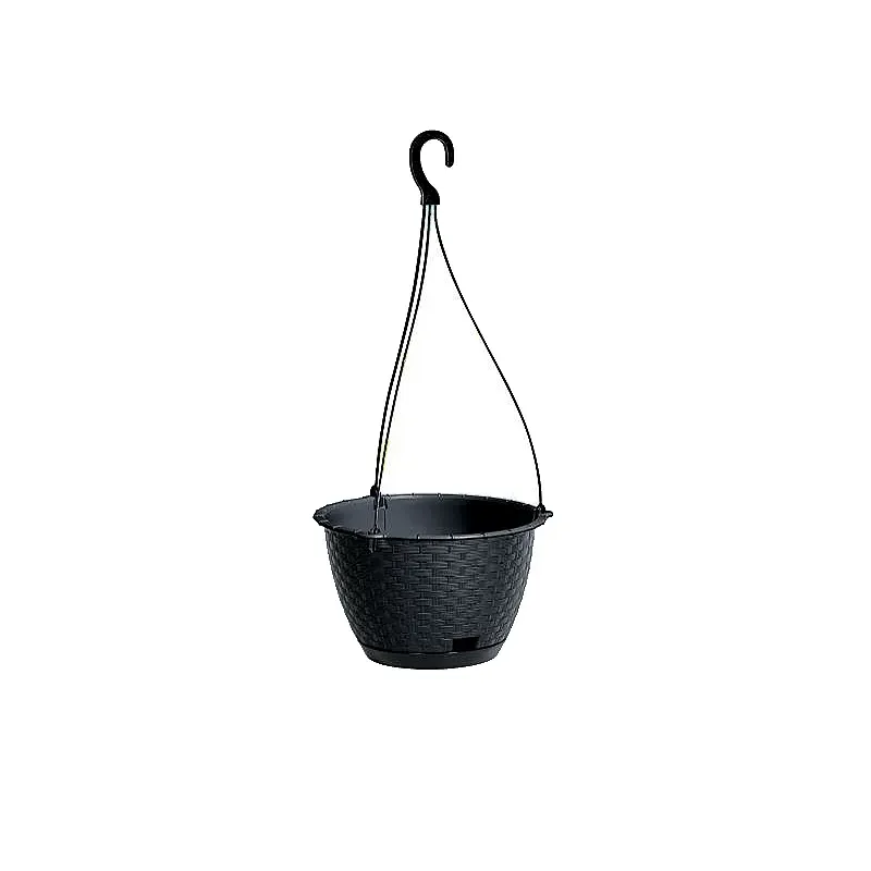 Kvetináč závesný 24,3 cm Ratolla Round antracit Kvetináč závesný 24,3 cm Ratolla Round antracit