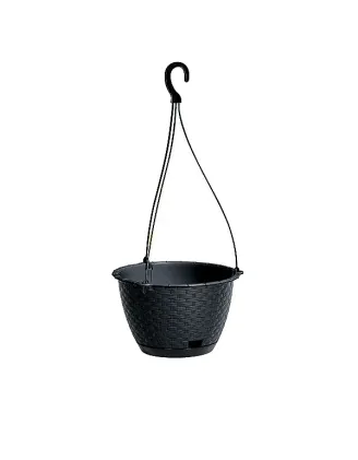 Kvetináč závesný 24,3 cm Ratolla Round antracit