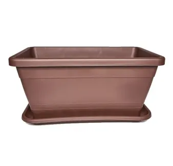 Truhlík Fulia 20 cm s podložkou hnedý