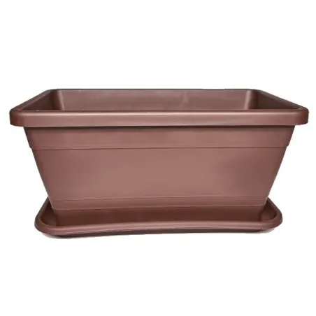 Truhlík Fulia 20 cm s podložkou hnedý