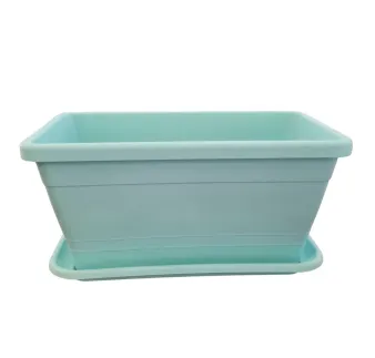 Truhlík Fulia 20 cm s podložkou zelená mentol
