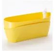 Truhlík Doppio 38 cm samozavlažovací žltý