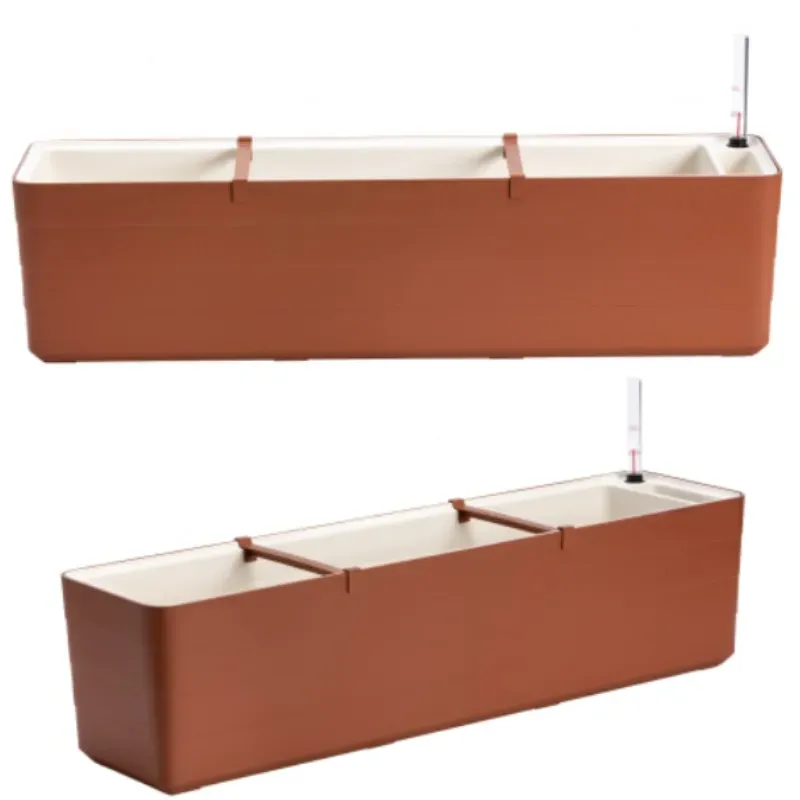 Truhlík Berberis 80 cm terakota + slon.kosť Truhlík Berberis 80 cm terakota + slon.kosť