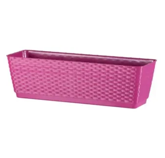 Truhlík Ratan 50 cm ružový