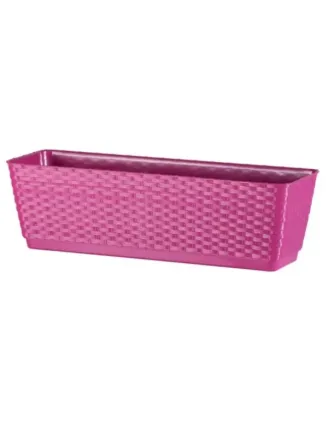 Truhlík Ratan 50 cm ružový
