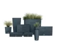 Truhlík 58 cm Furu Case s vkladom sivý beton