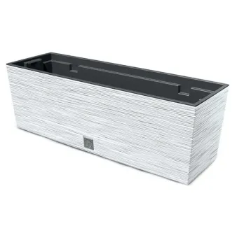 Truhlík 58 cm Furu Case s vkladom biely