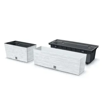 Truhlík 58 cm Furu Case s vkladom biely
