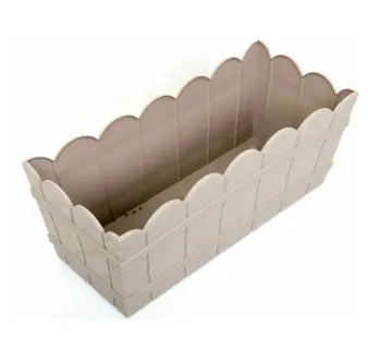 Truhlík 40 cm drevo Elba béžový