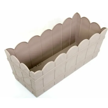 Truhlík 40 cm drevo Elba béžový