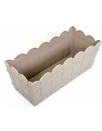 Truhlík 40 cm drevo Elba béžový