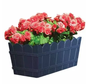 Truhlík 40 cm drevo Elba antracit