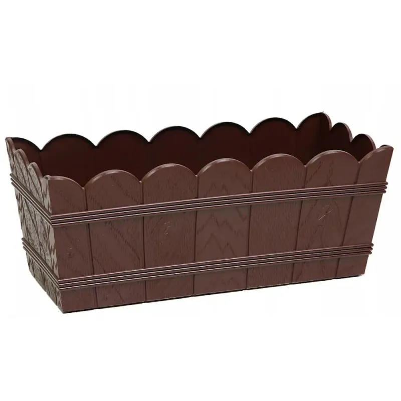 Truhlík 40 cm drevo Elba hnedý