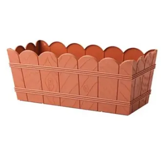 Truhlík 55 cm drevo Elba terakota