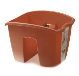 Truhlík Crown 24,2 cm vlnka na zábradlie terakota