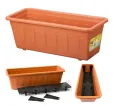 Truhlík 50 cm Gardenflor samozavlažovací terakota