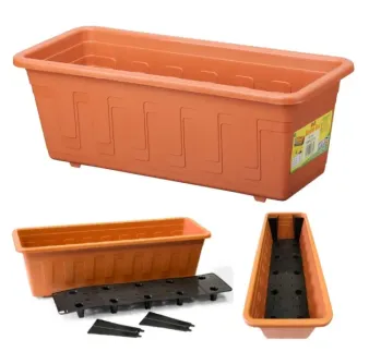 Truhlík 60 cm Gardenflor samozavlažovací terakota