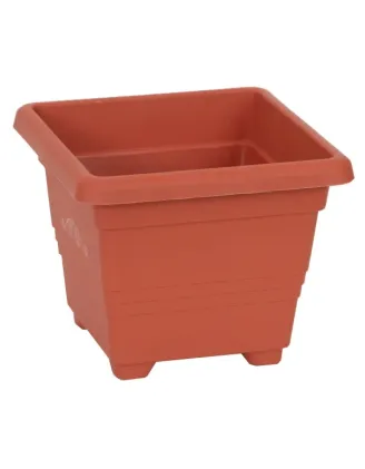 Kvetináč hranatý 14 cm terakota