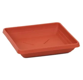 Podložka hranatá 16 cm terakota
