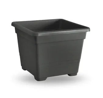 Kvetináč Quadrato 38 cm antracit