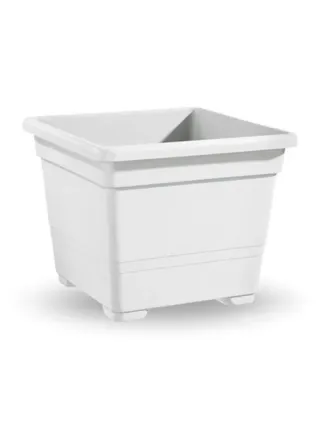 Kvetináč Quadrato 22 cm bianco
