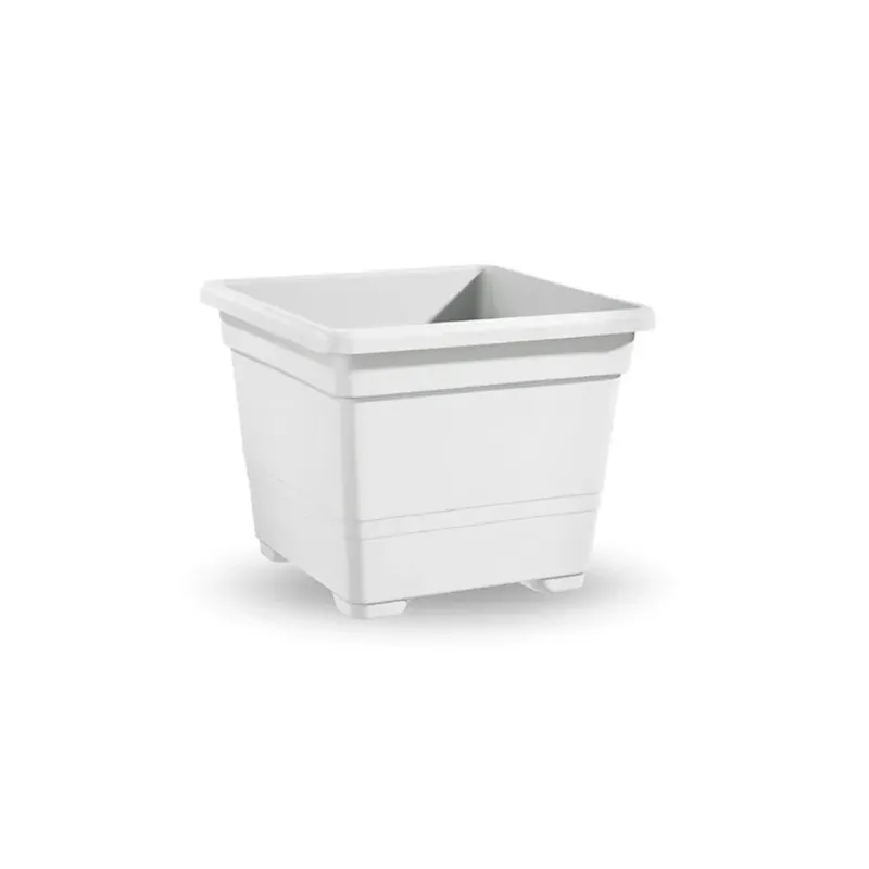Kvetináč Quadrato 38 cm bianco