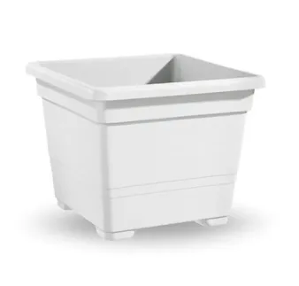 Kvetináč Quadrato 45 cm bianco