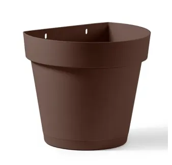 Kvetináč nástenný Cleo 25 cm hnedý