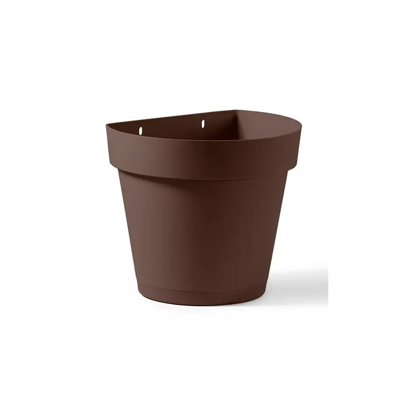Kvetináč nástenný Cleo 25 cm hnedý