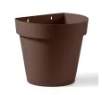 Kvetináč nástenný Cleo 25 cm hnedý