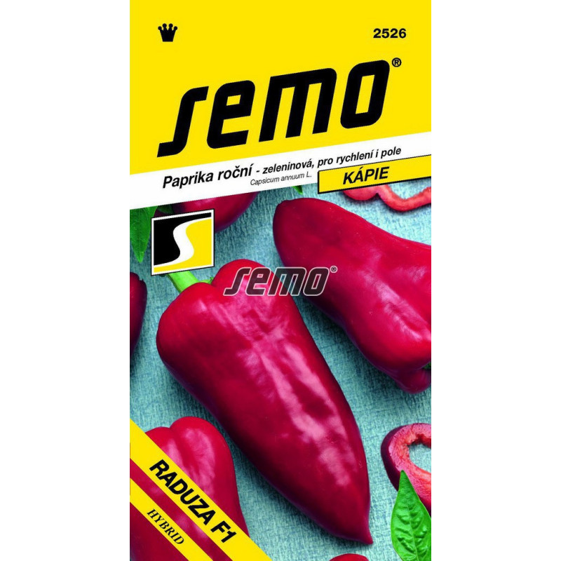 Paprika zeleninová kápia Raduza F1