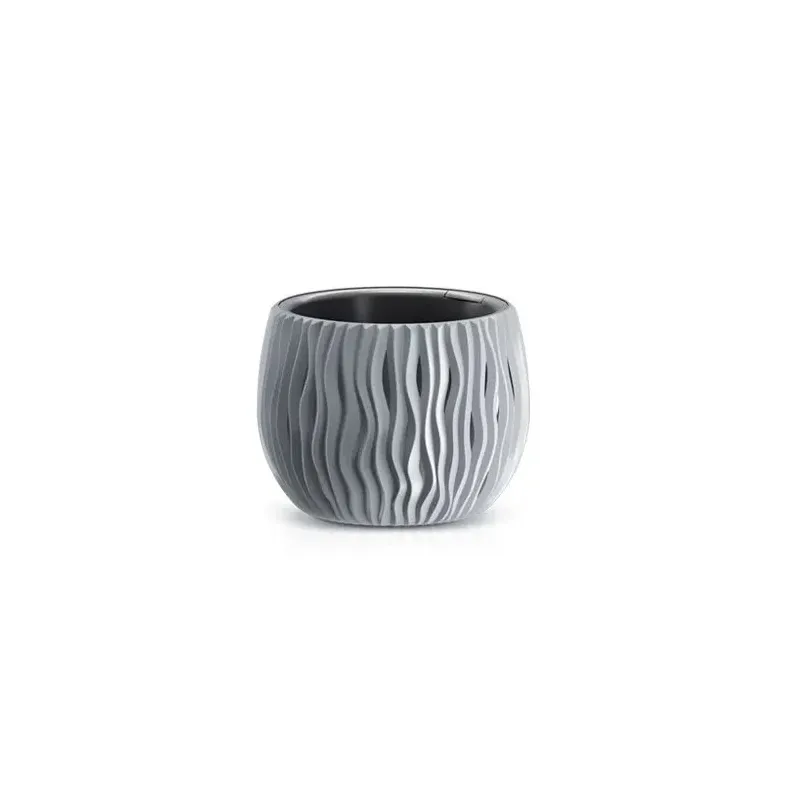 Kvetináč Sandy Bowl 18 cm šedý kameň s vkladom