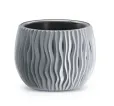 Kvetináč Sandy Bowl 18 cm šedý kameň s vkladom