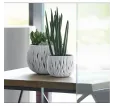 Kvetináč Sandy Bowl 29 cm šedý kameň s vkladom
