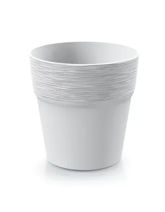 Kvetináč Furu 17,5 cm biely