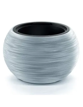 Kvetináč Furu Bowl 37,8 cm sivý s vkladom